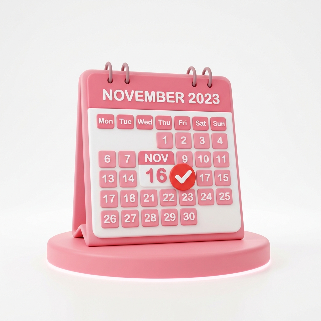 Book Ferritin Check calendar illustration